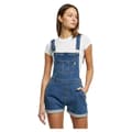 Miniatyrbillede 1 af 4: Urban Classics Organic Dungaree Playsuit Blå 2XL Kvinde