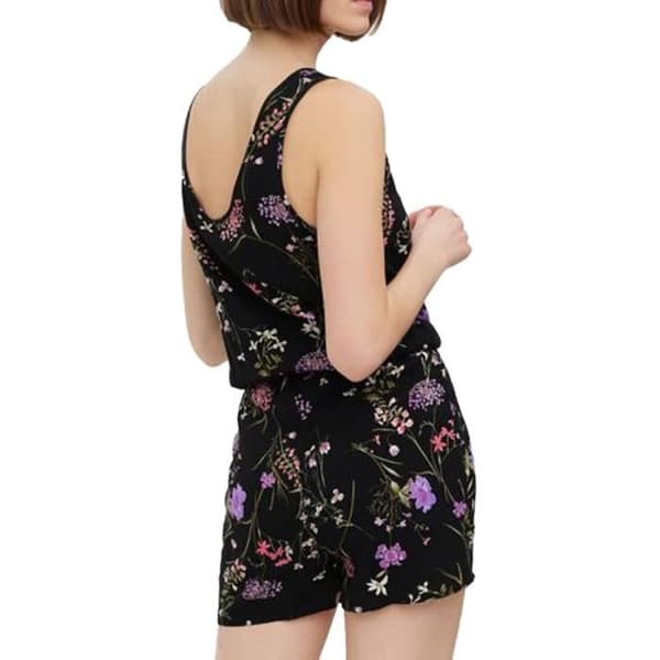 Svart Mönstrad Jumpsuit Dam Vero Moda Playsuit
