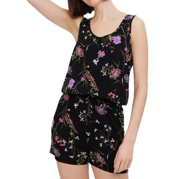 Svart Mönstrad Jumpsuit Dam Vero Moda Playsuit