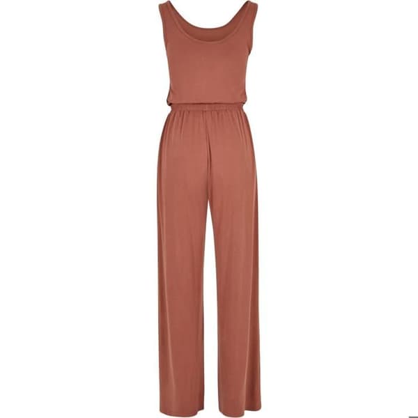 Ärmlös kombination - Urban Classics - Stora storlekar - Terracotta färg - Modal tyg - Optimal komfort