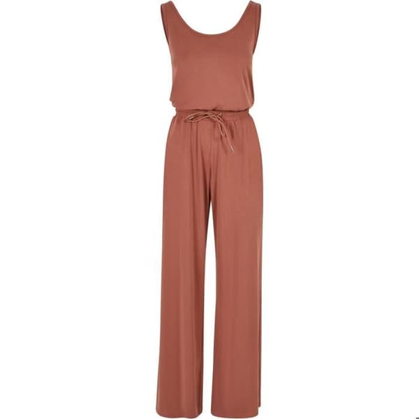 Ärmlös kombination - Urban Classics - Stora storlekar - Terracotta färg - Modal tyg - Optimal komfort