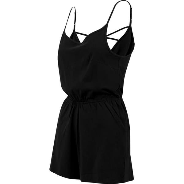 Kvinnlig jumpsuit - URBAN CLASSICS - Kort Spaghetti - Svart - Bekväm - Stora storlekar