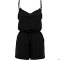 Miniatyrbild 1 av 6: Kvinnlig jumpsuit - URBAN CLASSICS - Kort Spaghetti - Svart - Bekväm - Stora storlekar
