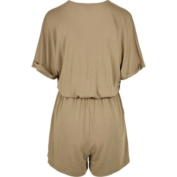 Kvinnlig kombishort - Urban Classics - Stora storlekar - Kaki grön - Bekväm - Fickor för händerna