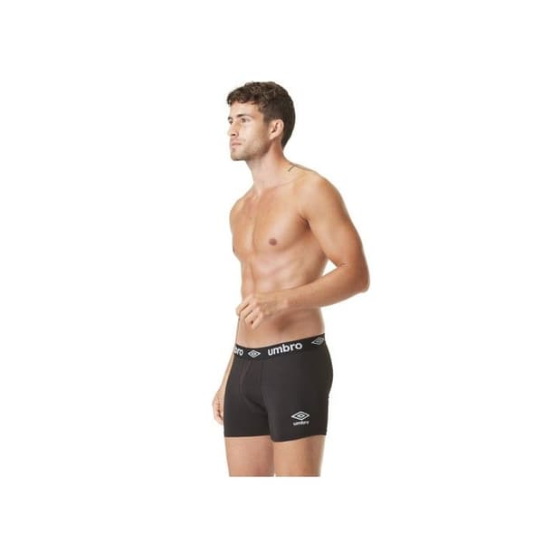 Umbro Boxer för Män Ingen, Kalsonger för Män - Svart (Pack om 5)