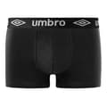 Miniatyrbild 3 av 6: Umbro Boxers för män 100 % bomull, hypoallergena, mjuka och naturliga herrtrosor, (5-pack) - svart
