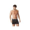Miniatyrbild 5 av 6: Umbro Boxers för män 100 % bomull, hypoallergena, mjuka och naturliga herrtrosor, (5-pack) - svart