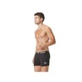 Miniatyrbild 6 av 6: Umbro Boxers för män 100 % bomull, hypoallergena, mjuka och naturliga herrtrosor, (5-pack) - svart