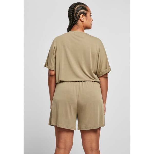 Kombinationstrosa dam - Urban Classics - Kort modell - V-ringning - Fickor - Elastisk midja