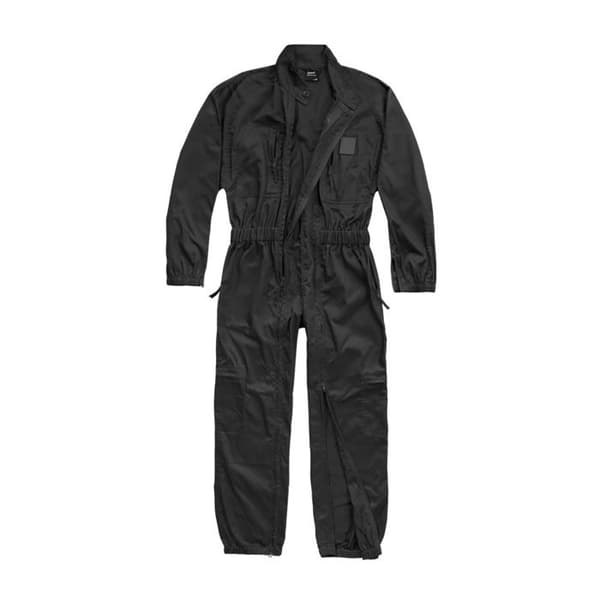 Flygdräkt - Brandit - Svart - Unisex - Vuxen - Mångsidig för arbete och fritid