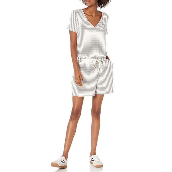 Kombination - kombipantalon - kombishort Daily ritual - DR1912896-Vit/Svart-S