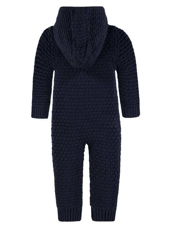 Flickjumpsuit med huva, marinblå, Kanz
