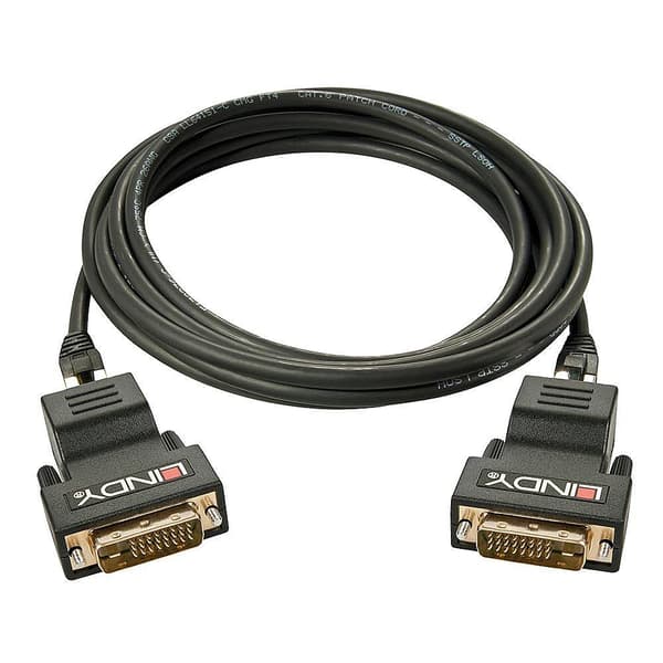 LINDY Extender CAT5e/6 DVI Extender - Video Extender - RJ-45 / Digital DVI, 24-pin - jopa 70 m (38300)