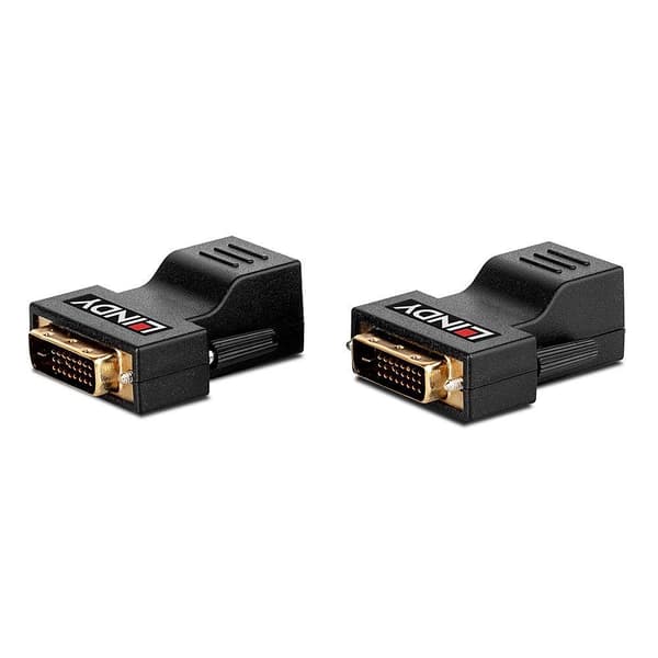 LINDY Extender CAT5e/6 DVI Extender - Video Extender - RJ-45 / Digital DVI, 24-stift - upp till 70 m (38300)