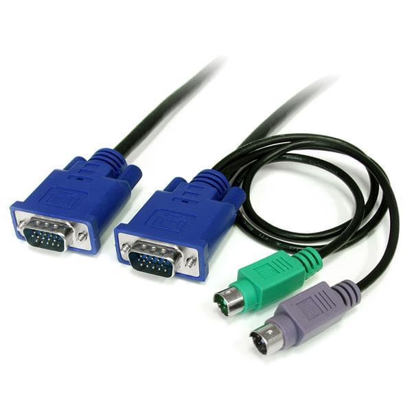 StarTech.com 1,8 m 3-i-1 PS/2 VGA KVM-kabel - Kabelsamling til KVM-switch