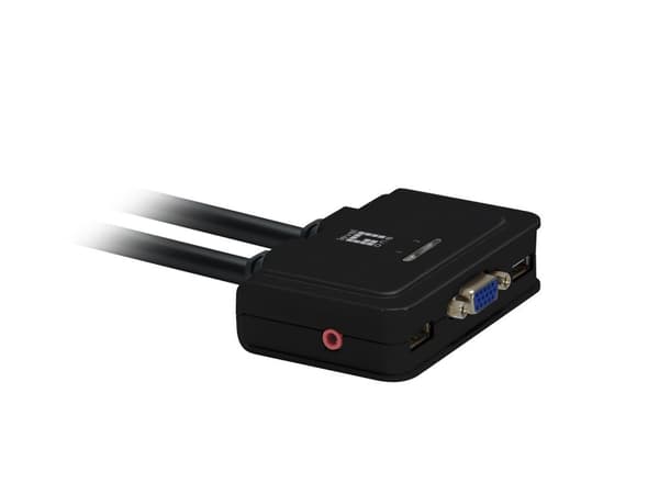 LevelOne KVM-0223 - KVM/Audio Switch - USB - 2 x KVM/Audio - Desktop