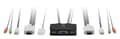 Miniatyrbild 1 av 3: LevelOne KVM-0223 - KVM/Audio Switch - USB - 2 x KVM/Audio - Desktop