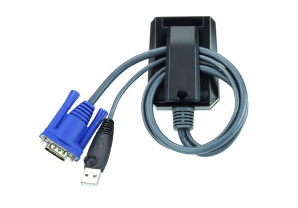 ATEN CV211 bærbar USB-konsoladapter - KVM-switch - 1 x KVM-port(e) - 1 lokal bruger - Desktop