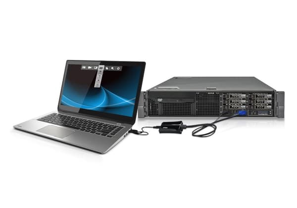 ATEN CV211 bærbar USB-konsoladapter - KVM-switch - 1 x KVM-port(e) - 1 lokal bruger - Desktop