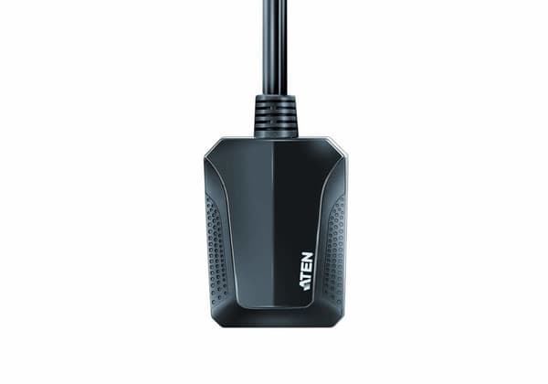 ATEN CV211 bærbar USB-konsoladapter - KVM-switch - 1 x KVM-port(e) - 1 lokal bruger - Desktop