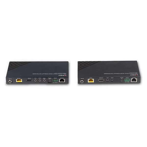 LINDY - Lähetin ja vastaanotin - Video-, ääni-, infrapuna- ja sarjalaajennus - HDMI, HDBaseT - CAT 6:n yli - jopa 100 metriin (38340)