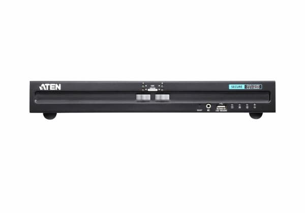 ATEN CS1182D - KVM/Audio Switch - 2 x KVM/Audio - 1 lokal bruger - Desktop (CS1182D-AT-X) Sort