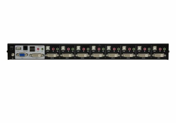 ATEN CS1768 - KVM/Audio switch - USB - 8 x KVM/Audio - 1 lokal bruger - desktop, rackmonterbar