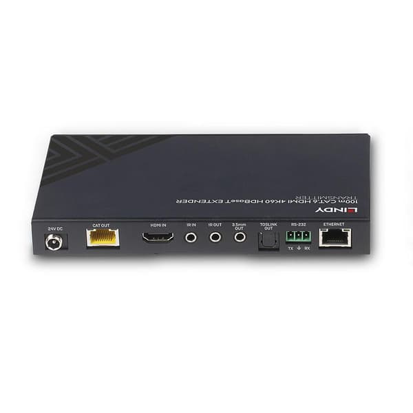 LINDY - video, ljud, infraröd och seriell förlängning - sändare - HDMI, HDBaseT - över CAT 6 - upp till 100 m (38341)