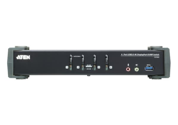 Aten CS1924 KVM Switch Rack Mount Black