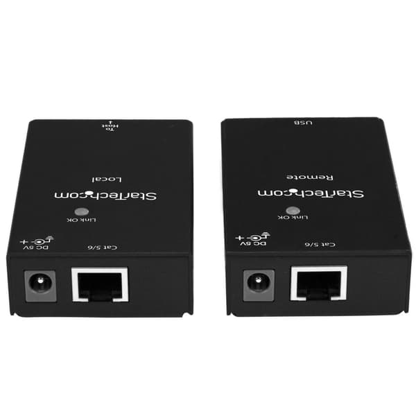 StarTech.com 1 Port USB2.0 over Cat5 eller Cat6 Extender Kit - USB Extender - USB til Ethernet Extender - 50.0m- USB Extension - USB2.0 - op til 50m (