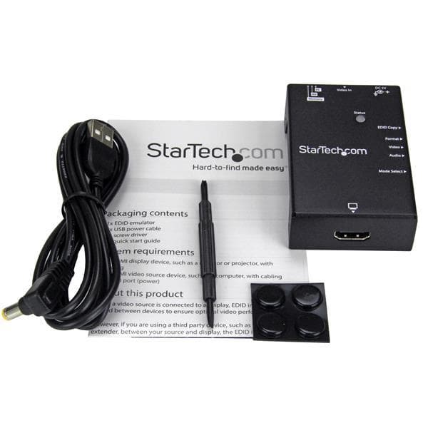 StarTech.com EDID-emulator för HDMI-skärmar kopierar utökad skärmidentifikationsdata - 1080p