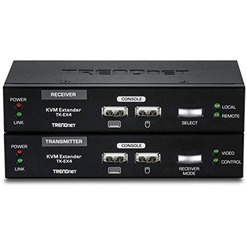 TRENDnet TK-EX4 KVM Extension Kit - KVM forlænger - USB - op til 100m (TK-EX4)