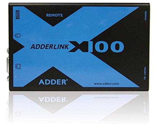Adder Adderlink X100 VGA | PS/2 KVM-förlängare satt över CAT till 100 meter X100 PS/2 KVM EXT. SET (X100-PS2/P-IEC)