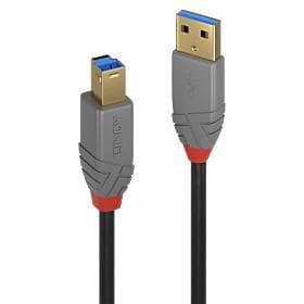 Cablu Lindy 2m USB 3.0 Typ A to B, Anthr, "LY-36742" (timbru verde 0.18 lei)