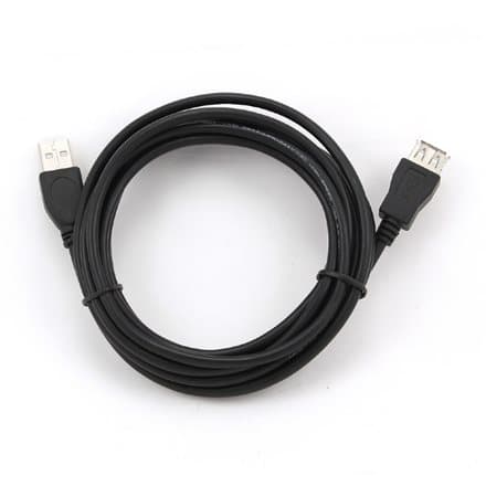 Gembird 3m USB 2.0 A M/FM USB cable USB A Black