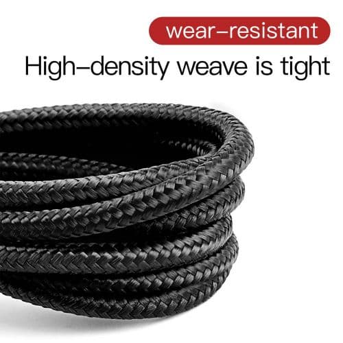 Baseus Lightning Cafule Cable 2.4A 0.5m Gray + Black (CALKLF-AG1)