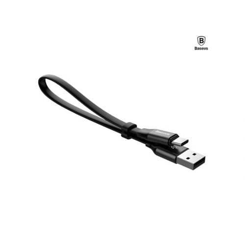 Baseus Type-C Nimble Cable Portable 2A 0.23m Black (CATMBJ-01)