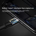 Miniatyrbilde 10 av 11: Baseus Lightning Yiven Apple Cable 2A 1.8m Black (CALYW-A01)
