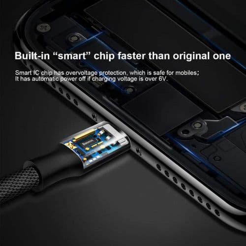 Baseus Lightning Yiven Apple Cable 2A 1.8m Black (CALYW-A01)