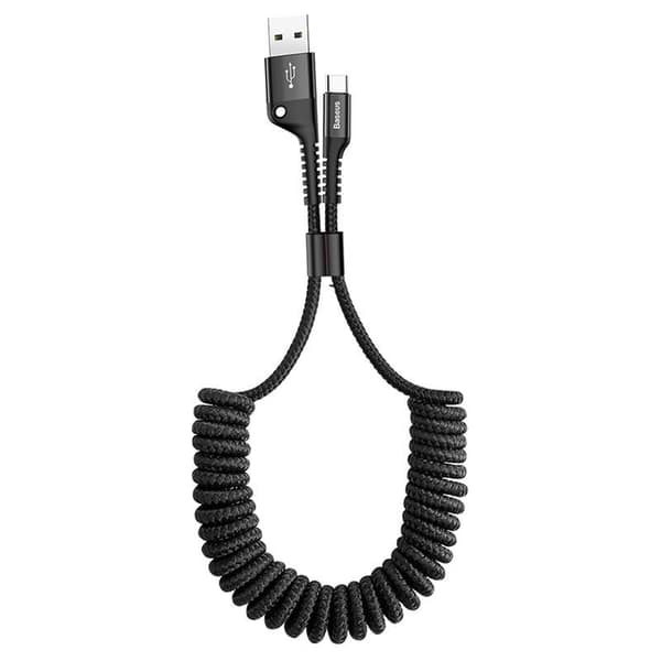Kabelis Baseus USB Type-C Male -  USB-A 1m Black