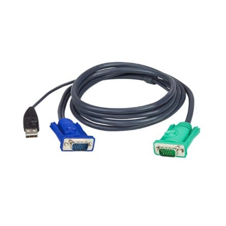 Athen | 5M USB KVM-kabel med 3 i 1 SPHD | 2L-5205U