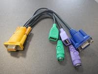 ATEN LIN5-27X6-U21G - Keyboard / Video / Mus (KVM) kabel - 18-bens SPHD (F) til USB, PS/2, HD-15 (VGA)