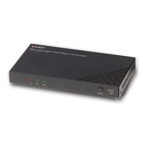 LINDY - video, lyd, infrarød og seriel forlængelse - sender - HDMI, HDBaseT - over CAT 6 - op til 100 m (38341)