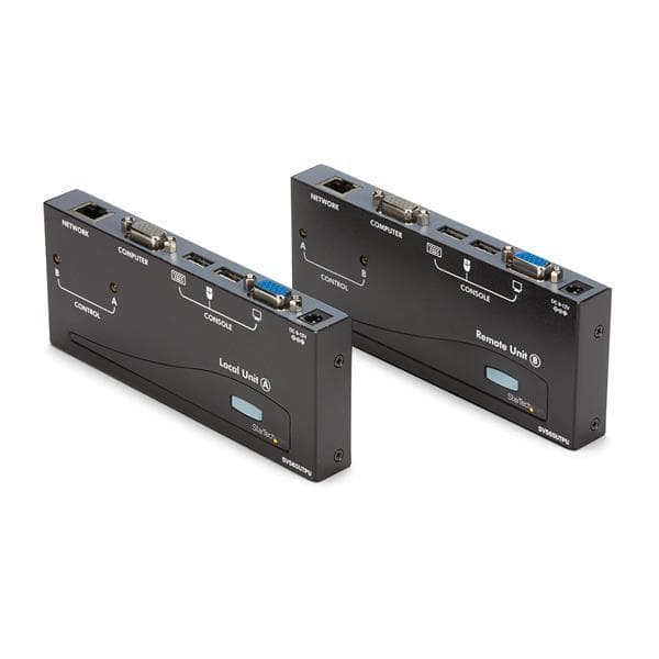 StarTech.com USB VGA KVM-udvidelse op til 150,0 m- KVM-forlænger over Cat5 UTP-netværkskabel - KVM-forlænger - op til 150 m (SV565UTPUEU)