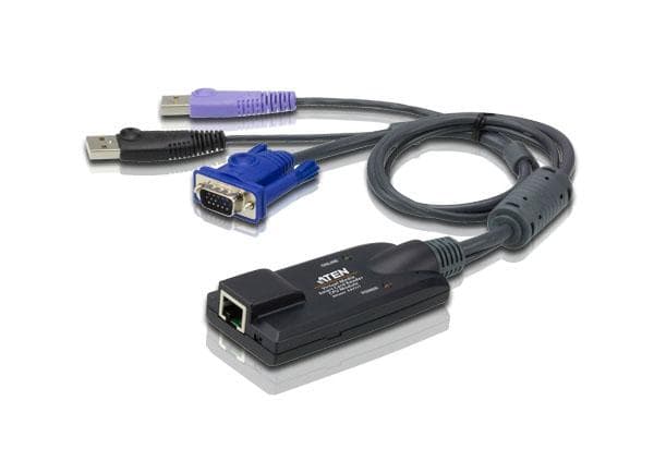 ATEN KA7177 - VGA til KVM-adapterkabel - med USB-stik, smartkortlæser og virtuelle mediesupport (KA7177-AX)
