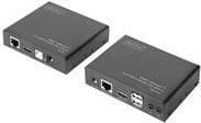 DIGITUS DS-55505 - Extender sæt - KVM/Audio/USB Extender - HDBaseT 2.0 - USB - op til 100 m