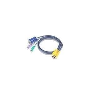 ATEN 2L-5210P - Tastatur / video / mus (KVM) kabel - PS/2, 6-benet, HD-15 (M) - 15 ben SPHD (M) - 10 m (2L-5210P)