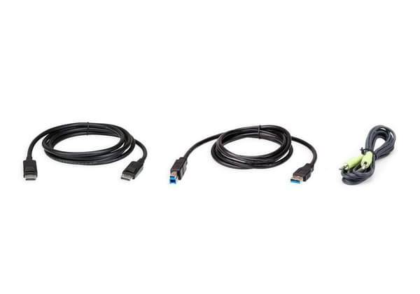 Aten 2M USB DisplayPort KVM-kabelsæt, 2L-7D02UDPX3