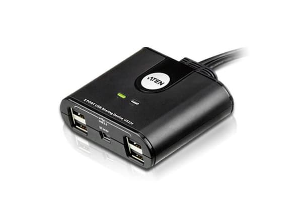 Aten USB 2.0-enhetsdelningsswitch, 2-portars, US224-AT