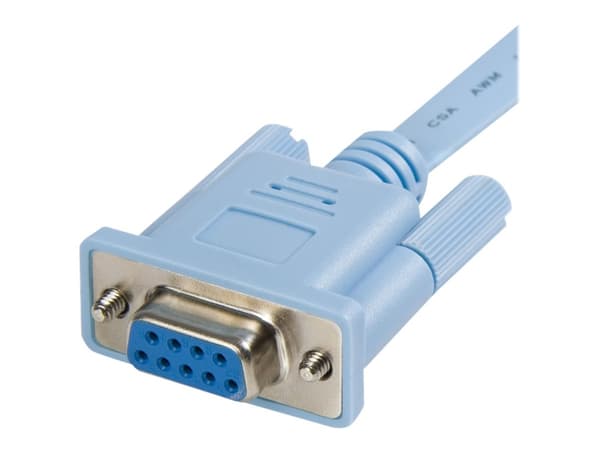 StarTech.com 6 ft RJ45 to DB9 Cisco Console Management Router Cable - M/F Serial Console Cable (DB9CONCABL6) - Serielt kabel - RJ-45 (han) til DB-9 (